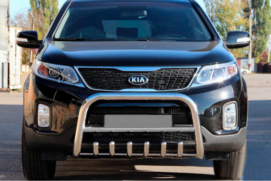 Kia Sorento II XM 2009-2014 Bullbar WT021 (Inox) Image