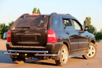 Kia Sportage 2004-2010 Bara Spate AK007 (Inox) foto 3