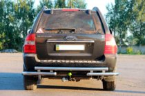 Kia Sportage 2004-2010 Bara Spate AK007 (Inox) foto 2