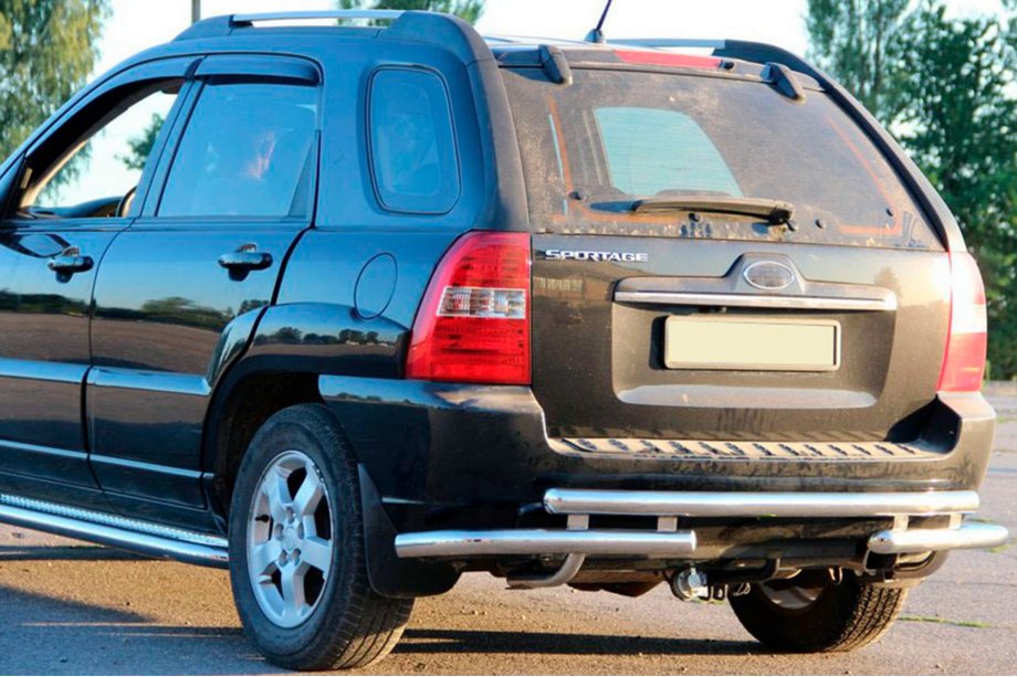 Kia Sportage 2004-2010 Bara Spate AK007 (Inox) Image