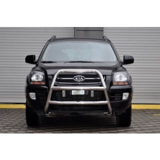 Bullbar WT018 (Inox) Kia Sportage 2004-2010 foto 3