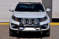 Kia Sportage 2010-2015 Bullbar WT018 (Inox) foto 2