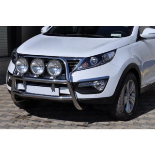 Bullbar WT018 (Inox) Kia Sportage 2010-2015 foto 1