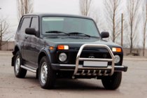 Lada Niva та Urban 1977- Bullbar QT007 (Otel Inoxidabil) foto 4