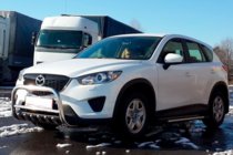 Mazda CX-5 2012-2017 Protectie Fata WT021 (Inox) foto 1