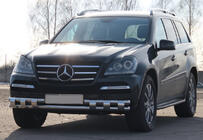 Mercedes GL сlass X164 2006-2012 Bara Fata ST015 (Inox) foto 1