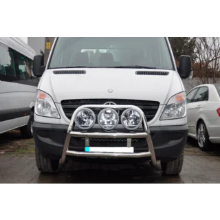 Bullbar inalt WT018 (inox) foto 2