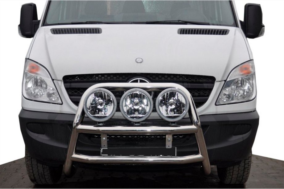 Mercedes Sprinter W906 2006–2018 Bullbar inalt WT018 (inox) Image