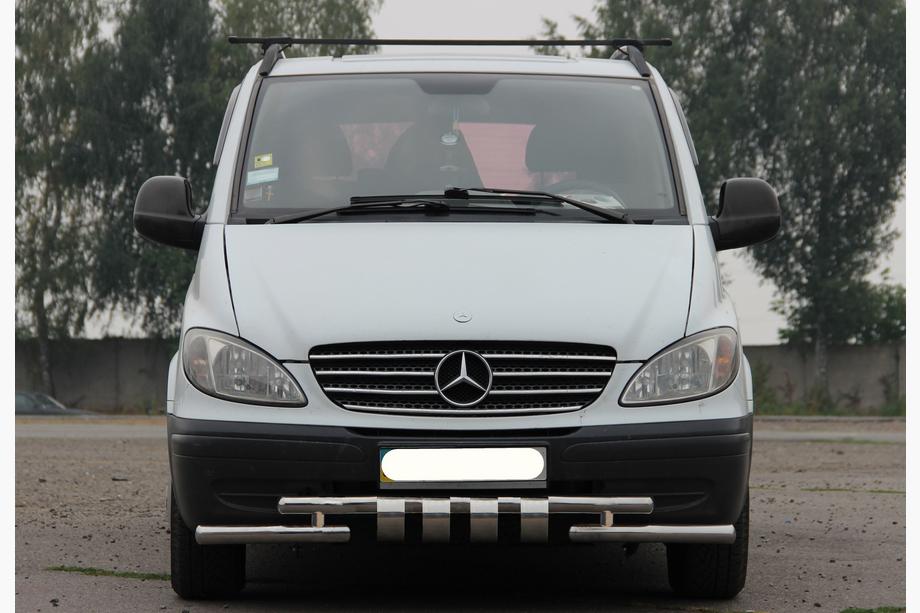 Mercedes Vito W639 2004-2014 Protectie Fata Shark ST015 (Otel Inoxidabil) Foto 1