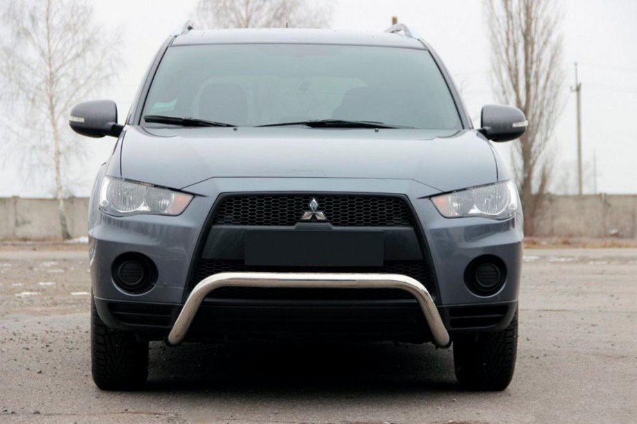 Mitsubishi Outlander 2006-2012 Bullbar WT007 (Inox) Image
