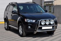 Mitsubishi Outlander 2006-2012 Bullbar WT018 (2010-2012, inox) foto 2