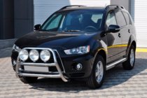 Mitsubishi Outlander 2006-2012 Bullbar WT018 (2010-2012, inox) foto 3