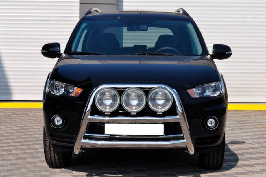 Mitsubishi Outlander 2006-2012 Bullbar WT018 (2010-2012, inox) Image