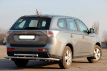 Mitsubishi Outlander 2012-2021 Bara Spate AK004 Inox foto 3