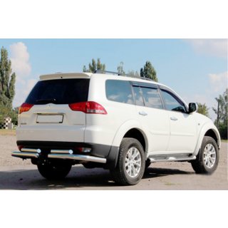 Protectie spate AK003-Special (2 buc, inox) Mitsubishi Pajero Sport 2008-2015 foto 3