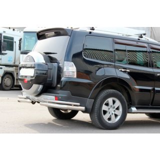 Bara Spate AK003 Dubla (Inox) Mitsubishi Pajero Wagon IV 2006-2021 foto 3