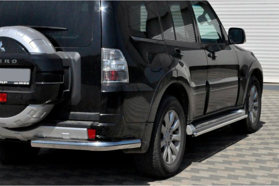 Mitsubishi Pajero Wagon IV 2006-2021 Bara Spate AK003 (Inox) Image