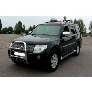 Bullbar QT007 (Otel Inoxidabil) Mitsubishi Pajero Wagon IV 2006-2021 foto 2