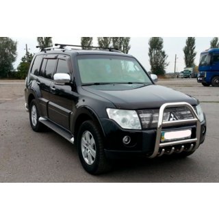 Bullbar QT007 (Otel Inoxidabil) Mitsubishi Pajero Wagon IV 2006-2021 foto 3