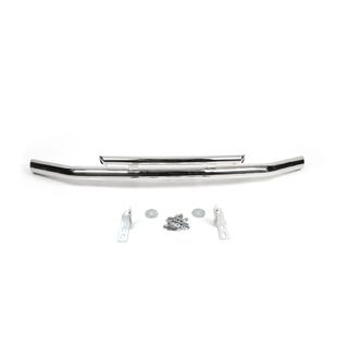 Protectie Fata ST014 (Inox) Mitsubishi Pajero Wagon IV 2006-2021 foto 2