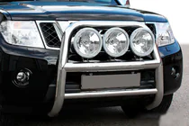 Nissan Navara 2006-2015 Bullbar WT018 (Inox) foto 1