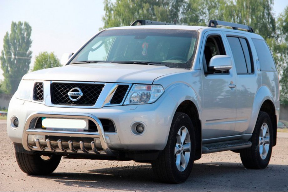 Nissan Pathfinder R51 2005-2014 Bullbar WT008 (Inox) Image