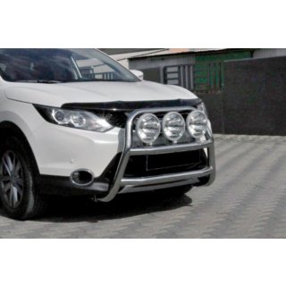 Bullbar WT018 (Inox) Nissan Qashqai 2014-2021 foto 4