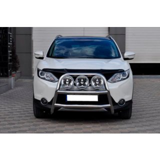 Bullbar WT018 (Inox) Nissan Qashqai 2014-2021 foto 2