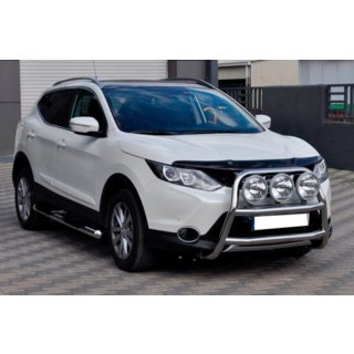 Bullbar WT018 (Inox) Nissan Qashqai 2014-2021 foto 1