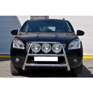 Bullbar WT018 (Inox) Nissan Qashqai 2007-2010 foto 1