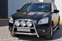 Nissan Qashqai 2010-2014 Bullbar WT018 (Inox) foto 3