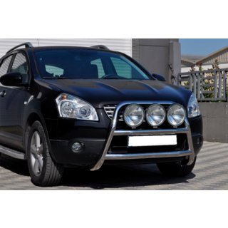 Bullbar WT018 (Inox) Nissan Qashqai 2010-2014 foto 2