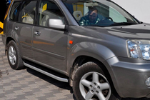 Nissan X-trail T30 2002-2007 Praguri laterale Fullmond (2 buc, aluminiu) foto 5
