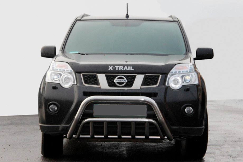 Nissan X-trail T31 2007-2014 Protectie Fata WT002 (Inox) Foto 1