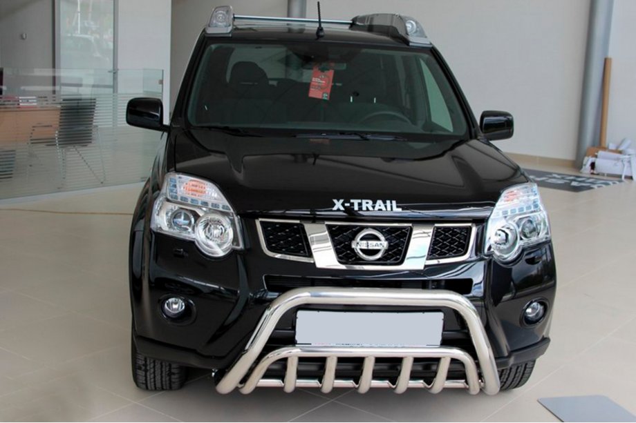 Nissan X-trail T31 2007-2014 Protectie Fata WT002 (Inox) Foto 4