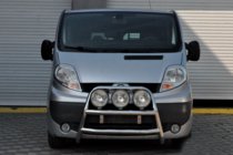 Opel Vivaro 2001–2015 Bullbar WT018 (Inox) foto 2