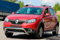 Renault Sandero 2013-2022 Bara Fata WT007 (Inox) foto 3