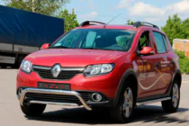 Renault Sandero 2013-2022 Bara Fata WT007 (Inox) foto 2