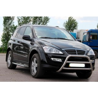 Bullbar WT022 Otel Inoxidabil SsangYong Kyron 2005-2014 foto 3