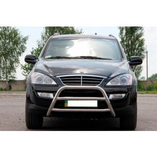 Bullbar WT022 Otel Inoxidabil SsangYong Kyron 2005-2014 foto 2
