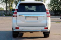 Toyota Land Cruiser Prado 150 2009-2023 Bara Spate AK005-2 (Inox) foto 2