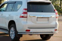 Toyota Land Cruiser Prado 150 2009-2023 Bara Spate AK005-2 (Inox) foto 3