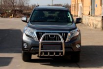 Toyota Land Cruiser Prado 150 2009-2023 Bullbar QT007 (Otel Inoxidabil) foto 3