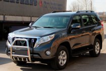 Toyota Land Cruiser Prado 150 2009-2023 Bullbar QT007 (Otel Inoxidabil) foto 2