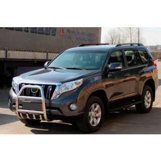 Bullbar QT007 (Otel Inoxidabil) Toyota Land Cruiser Prado 150 2009-2023 foto 2
