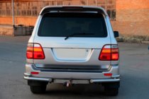 Toyota Land Cruiser 100 1998-2007 Coltare spate AK003-Double (2 buc, inox) foto 3