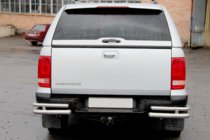 Volkswagen Amarok 2010-2022 Coltare spate AK003-Double (2 buc, inox) foto 4