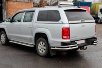 Volkswagen Amarok 2010-2022 Coltare spate AK003-Double (2 buc, inox) foto 5