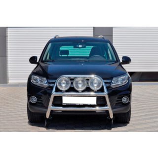 Bullbar WT018 (Inox) Volkswagen Tiguan 2007-2016 foto 2