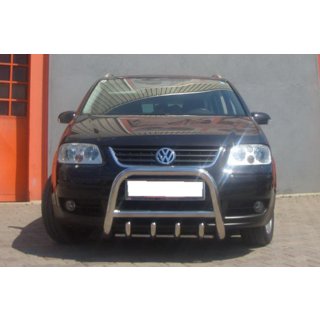 Bullbar QT006 (Inox) Volkswagen Touran 2003-2010 foto 2